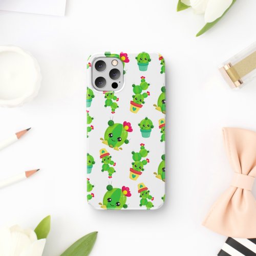 Cute Cactus Green Cactus Cactus Pattern iPhone 11 Case