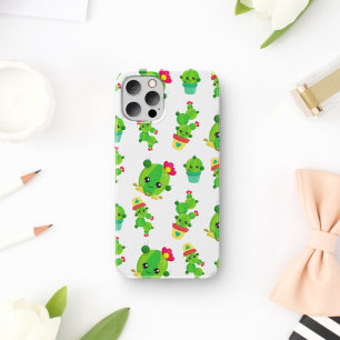 Cute Cactus, Green Cactus, Cactus Pattern iPhone 17 Case