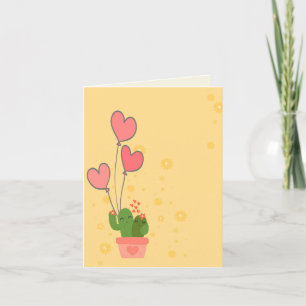 cute Cactus Holiday Card