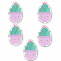 Cute Cactus In Pastel Color