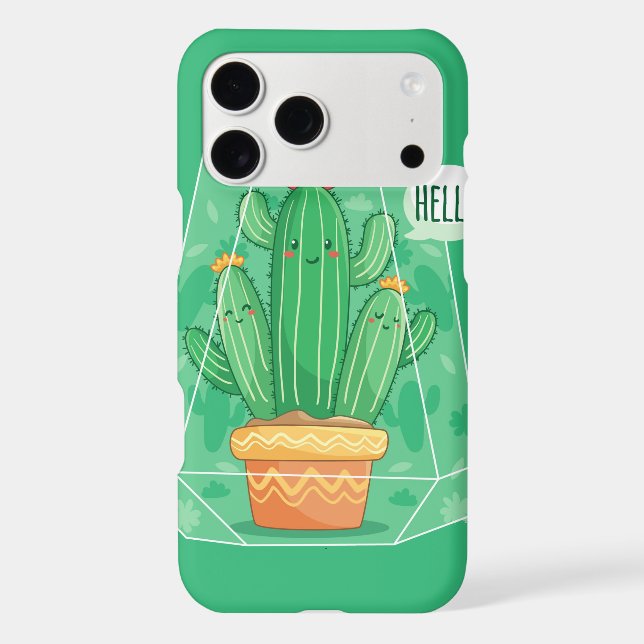 cute Cactus Iphone Case (Back)