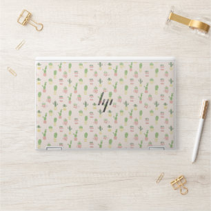 Cute Cactus Pattern HP Laptop Skin