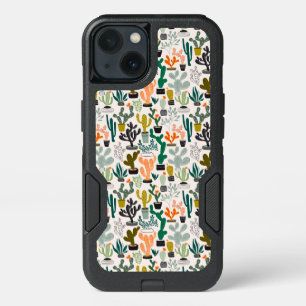 Cute Cactus Pattern iPhone 13 Case