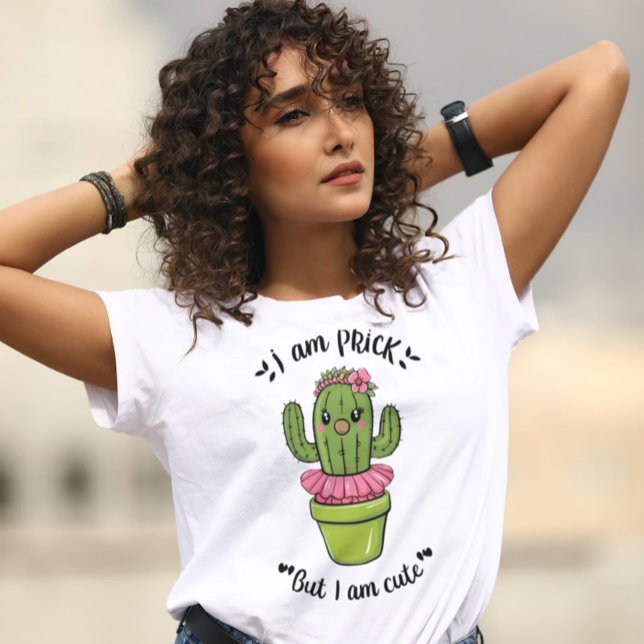 Cute cactus quote womens T-Shirt (Creator Uploaded)