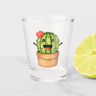 Cute Cactus Shot Glass 