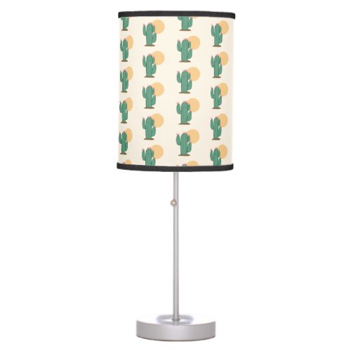 Cute Cactus Theme Southwest Decor Table Lamp