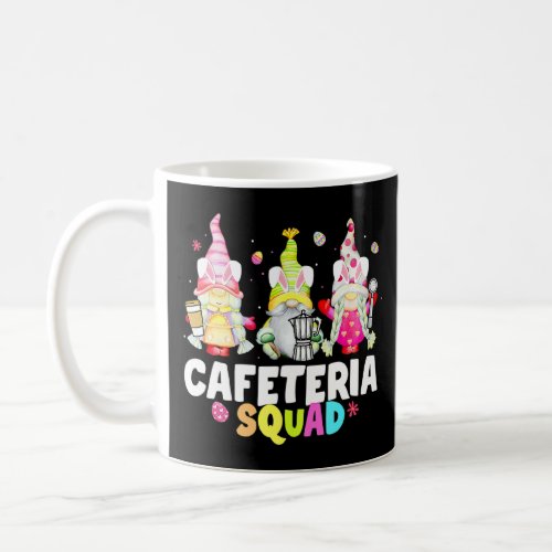Cute Cafeteria Squad Happy Easter Day Gnome Women  Coffee Mug