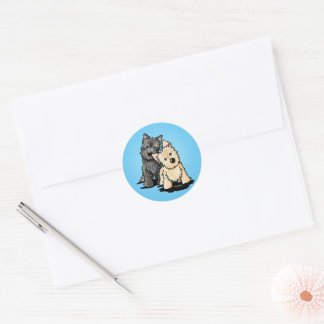 Cute Cairn Duo Sticker