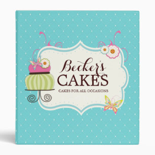 Cute Cake Baker Binder
