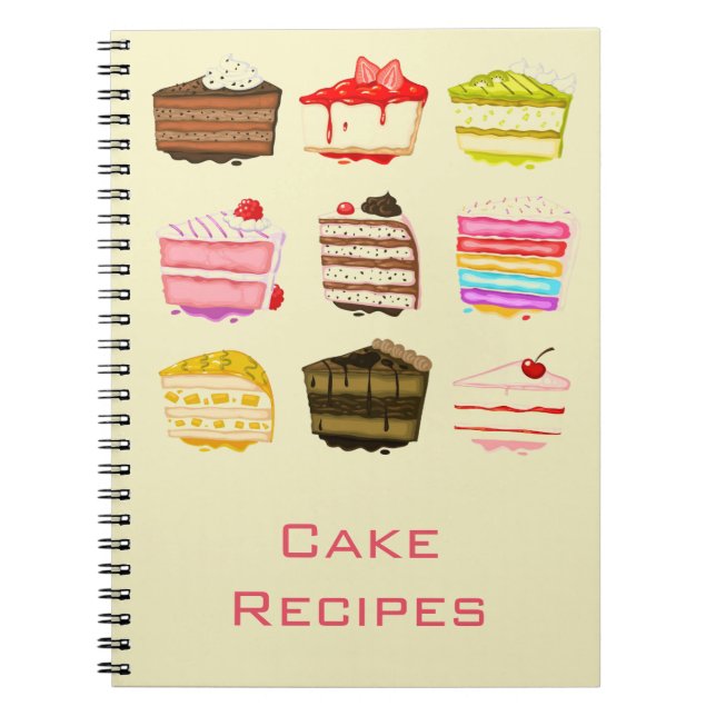 Cute cake birthday cake recipe book (Front)