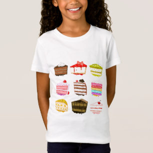 Cute cake birthday cake with colourful cream T-Shirt