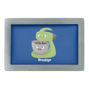 Cute cake mixer kitchen appliance cartoon belt buckle