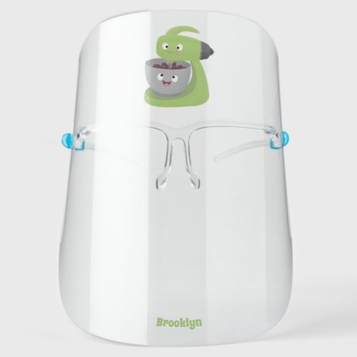 Cute cake mixer kitchen appliance cartoon  face shield