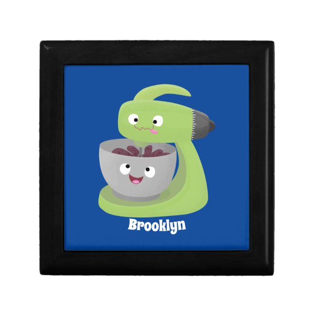 Cute cake mixer kitchen appliance cartoon gift box (Front)