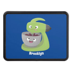 Cute cake mixer kitchen appliance cartoon hitch cover