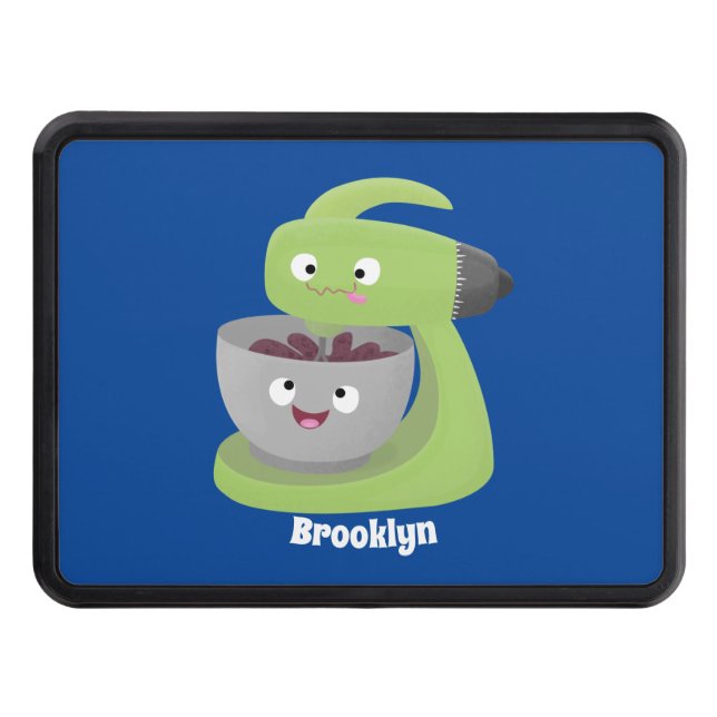 Cute cake mixer kitchen appliance cartoon hitch cover (Front)