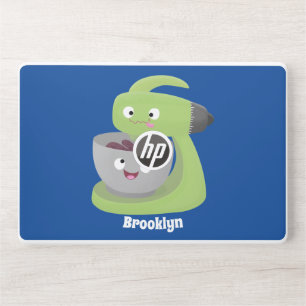 Cute cake mixer kitchen appliance cartoon HP laptop skin