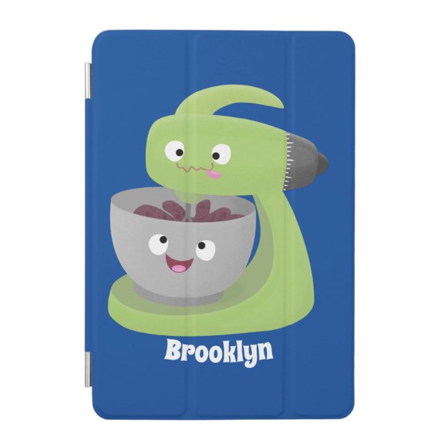 Cute cake mixer kitchen appliance cartoon iPad mini cover (Front)