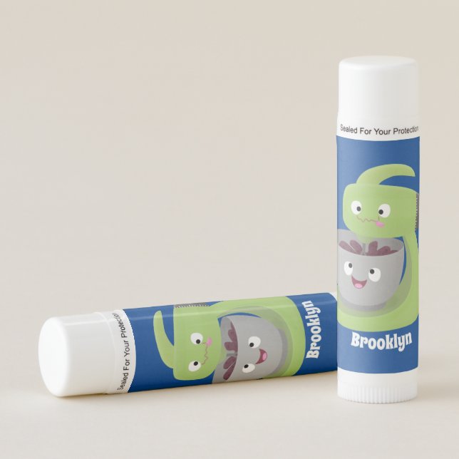 Cute cake mixer kitchen appliance cartoon lip balm (Front)