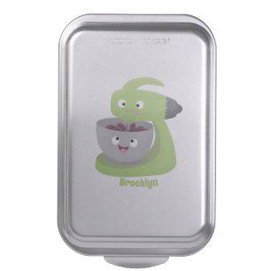 Cute cake mixer kitchen appliance cartoon pan