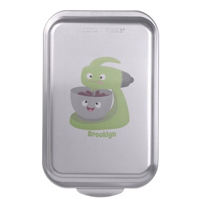 Cute cake mixer kitchen appliance cartoon pan (Front Vertical)
