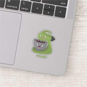 Cute cake mixer kitchen appliance cartoon sticker