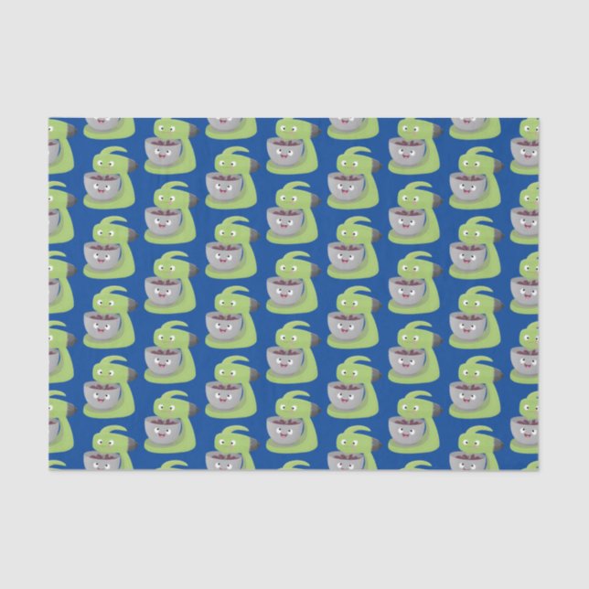 Cute cake mixer kitchen appliance cartoon tissue paper (Front)