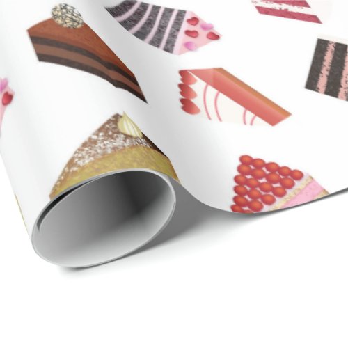 Cute Cake Variety Pattern Wrapping Paper