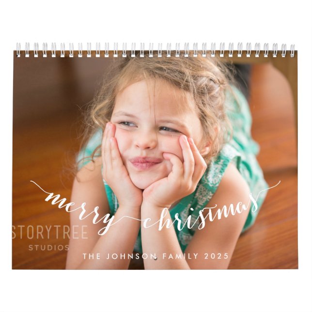 Cute Calendar For Merry Christmas 2025 (Cover)