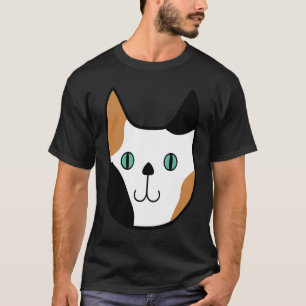 Cute Calico Kitty Cat Fun Adorable Kitten T-Shirt