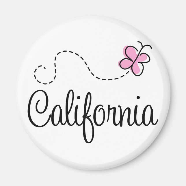 Cute California Design Magnet (Front)