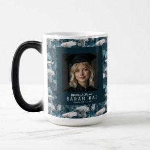 Cute Calla Lilies Floral Graduate Coffee Color Morph Mug
