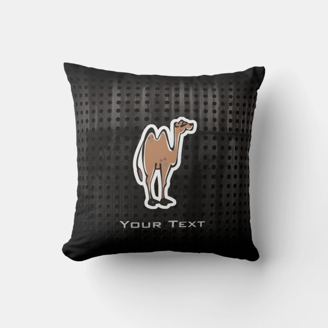 Cute Camel; Cool Throw Pillow (Front)