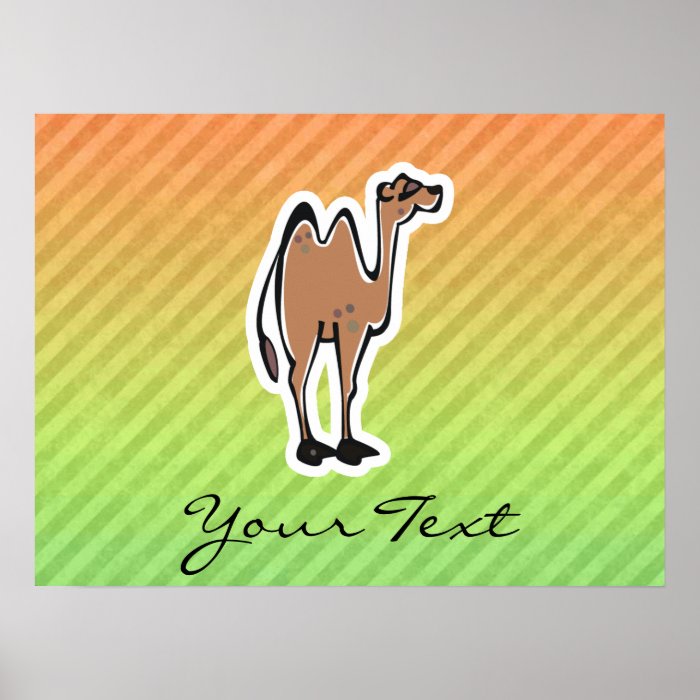 Cute Camel Design Posters