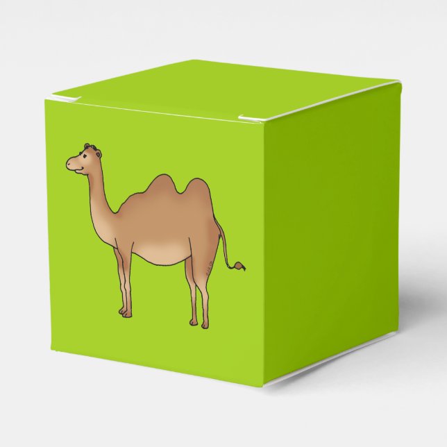 cute camel favor boxes (Front Side)