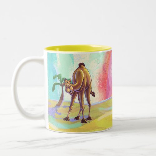 Cute Camel Office Accessories Two_Tone Coffee Mug