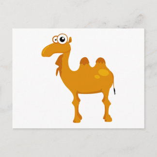 Cute camel postcard