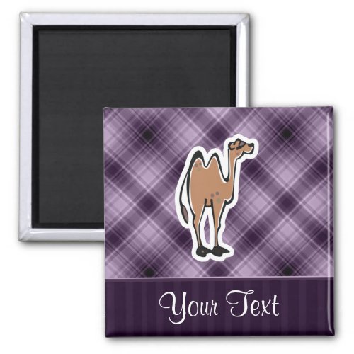 Cute Camel Purple Magnet