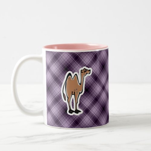 Cute Camel Purple Two_Tone Coffee Mug
