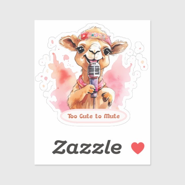 Cute Camel Sticker (Sheet)