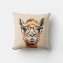 Cute camel with glasses