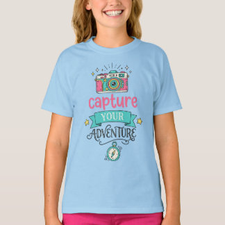 Cute Camera Graphic Kids T-Shirt | Colorful Photog