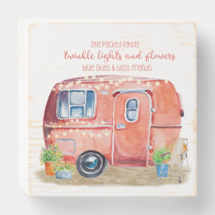 Cute Camper Caravan decor sign - Glamper Style!