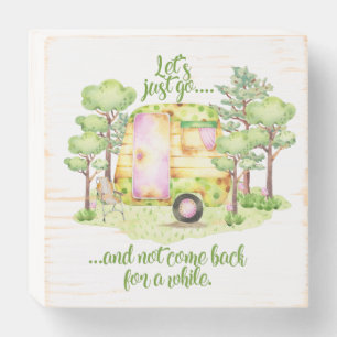 Cute Camper Caravan decor sign - Glamper Style!