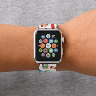 Cute camping lovers watch band
