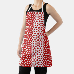 Cute Canada Apron Canada Maple Leaf Souvenir Apron