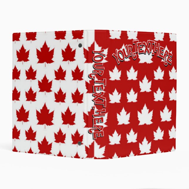 Cute Canada Binder Personalized Canada Photo Album (Background)