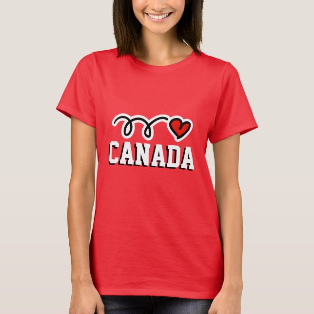 Cute Canada t shirts | Canadian pride (Front)
