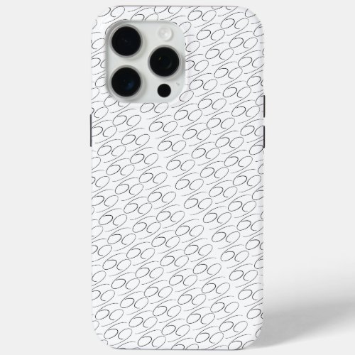 Cute Cancer Pattern iPhone 15 Pro Max Case