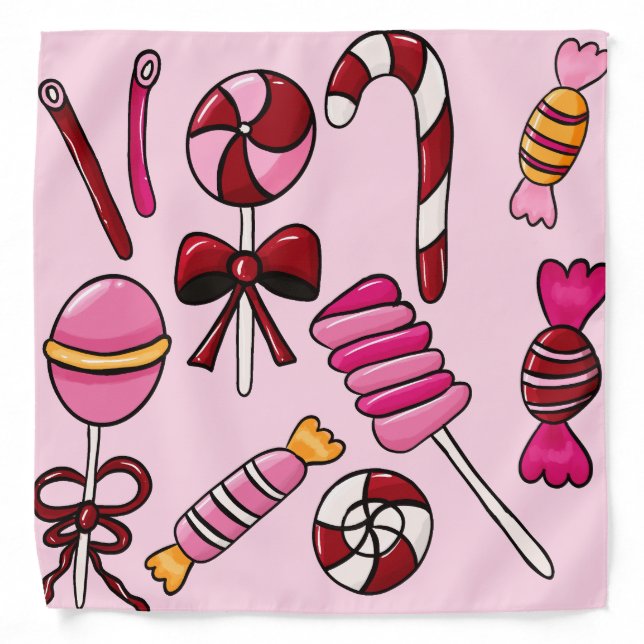 Cute  Candy   Bandana (Front)